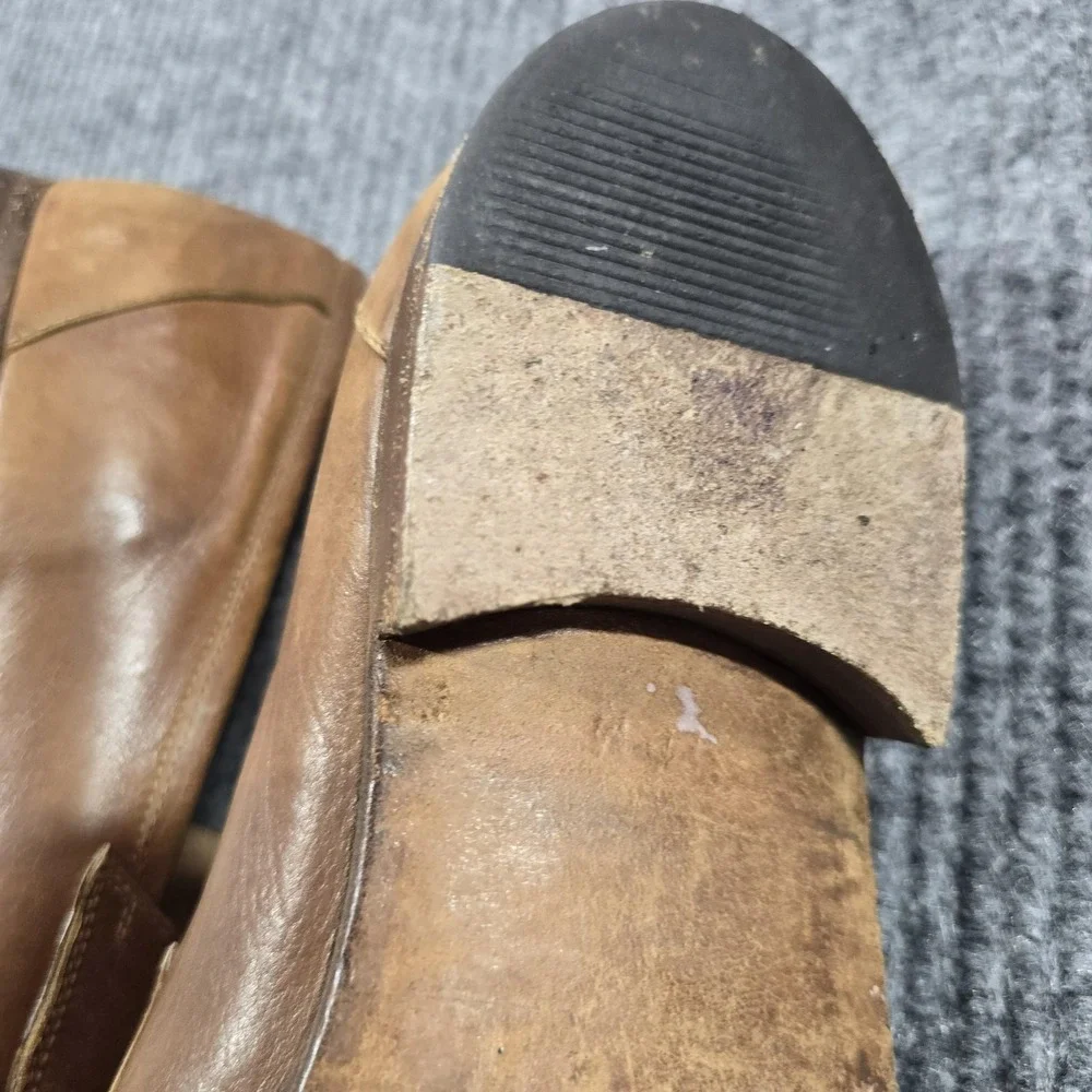 Gravati Loafers Mens Size 11 Brown Leather Slip On Dress Shoes‎ Hand Made Italy